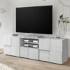 Aspen Wooden TV Stand In Eucalyptus Oak With 2 Doors 1 Drawer