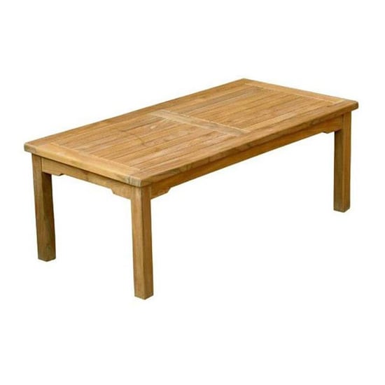 Sierra Teak Wood Coffee Table Rectangular In Teak