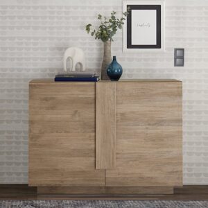 Jining Wooden Sideboard With 2 Doors In Oak