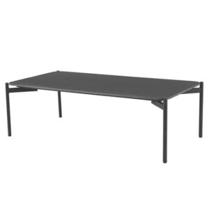 Riley Ceramic Coffee Table Rectangular In Lawrence Black